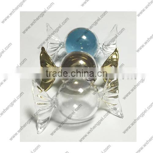 Cleverish portable cute candy plastic storage jewelry wedding box kit