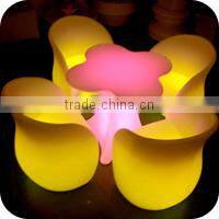 Rechargeable waterproof LED light cube furniture / color change LED glowing cubes