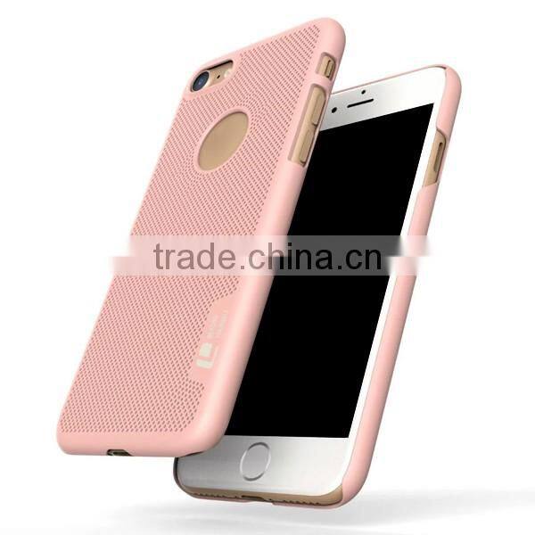 New fashion hollow cooling PC mobile phone case cover for iPhone7 7plus
