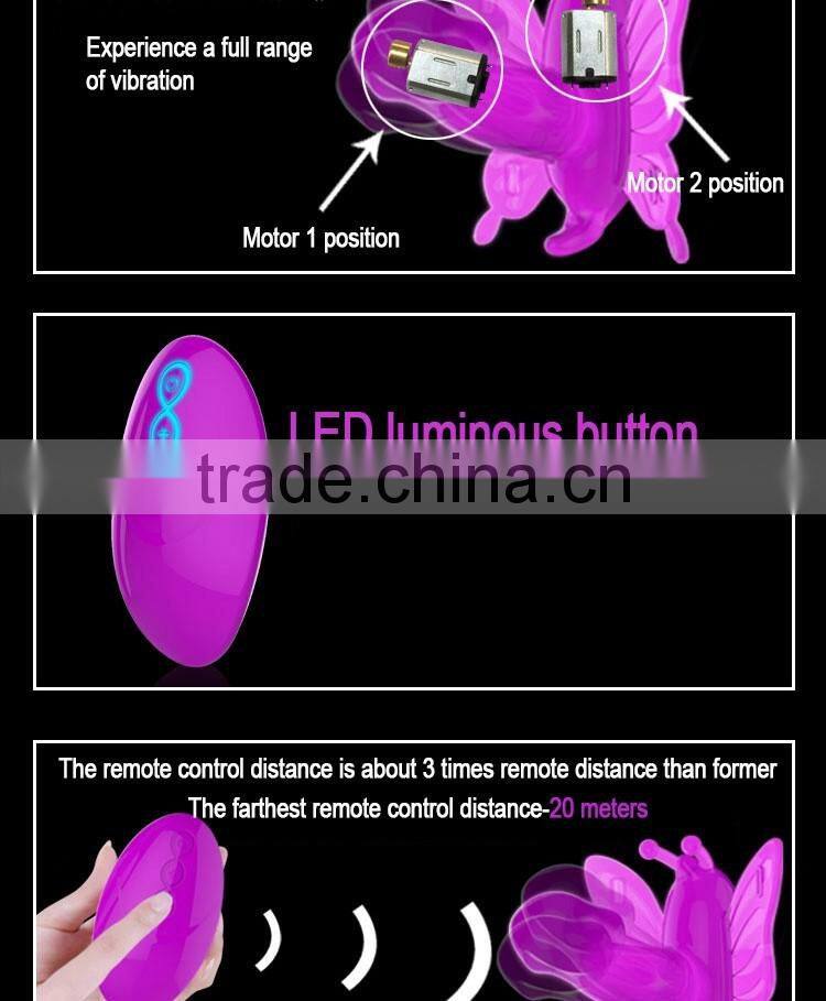 Butterfly remote control vibrator motor sex toy