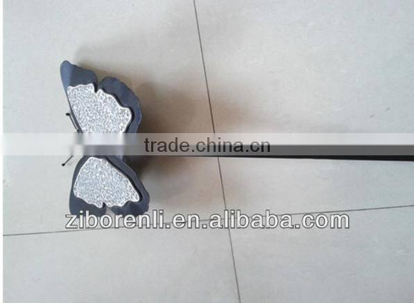 Murano Art Glass Beautiful Silver Mosaic Wedding Gift Decorative Butterfly Ornament