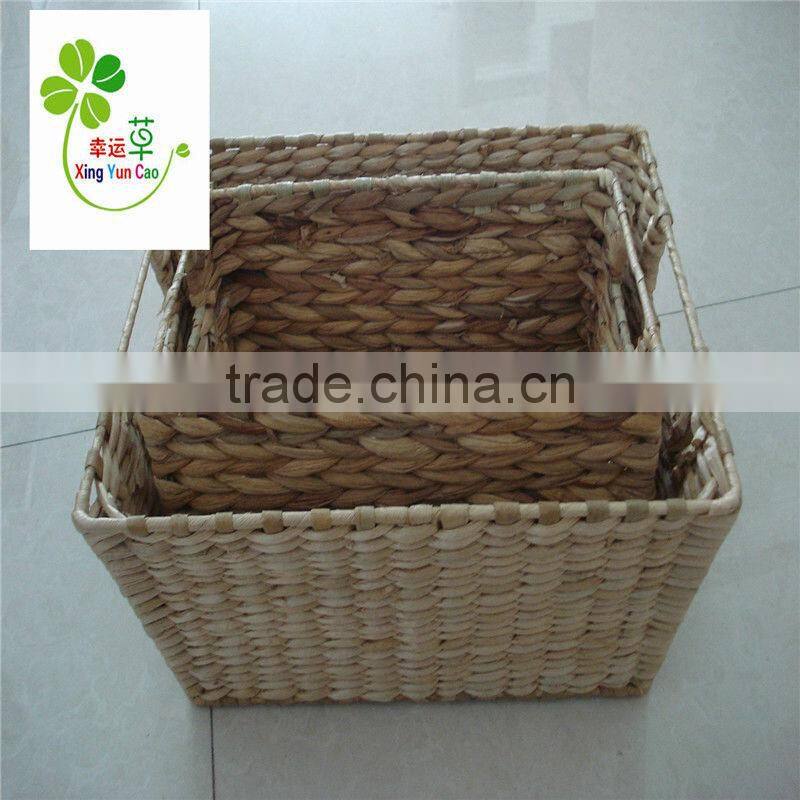 sea-plant storage basket with Window handle