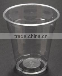 8oz disposable pet beverage plastic cup with printing Logo