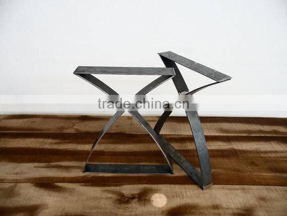 New style 28 inch black powder coated iron display table leg