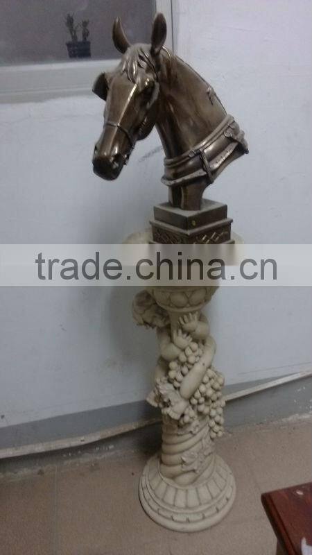 Resin horse head craft