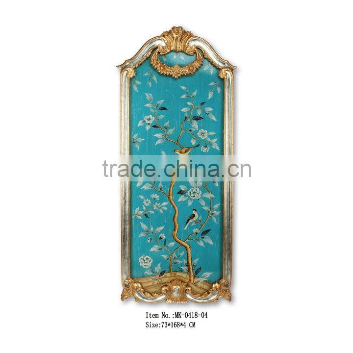 Art decor/Handpainting with polyresin frame MK-0418-03