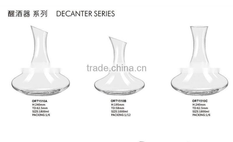 1000ml glass wine decanter