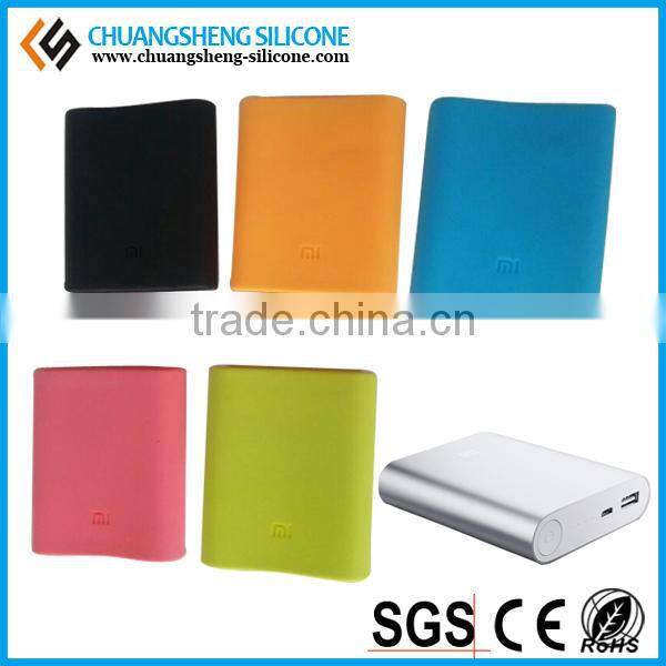 Eco-friendly portable power bank case,silicone cover for power bank,protect case for battery charger,smart gift for promotional