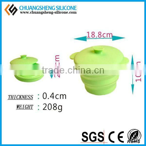 silicone folding puppy food bowl, collapsible silicone bowls, thermos food bowl