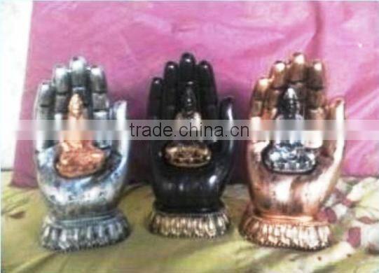 Attractibve Hand-Carved Colorful Buddha Statue