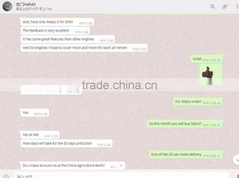 mini boat engine 4 stroke 6hp CE and EPA approval