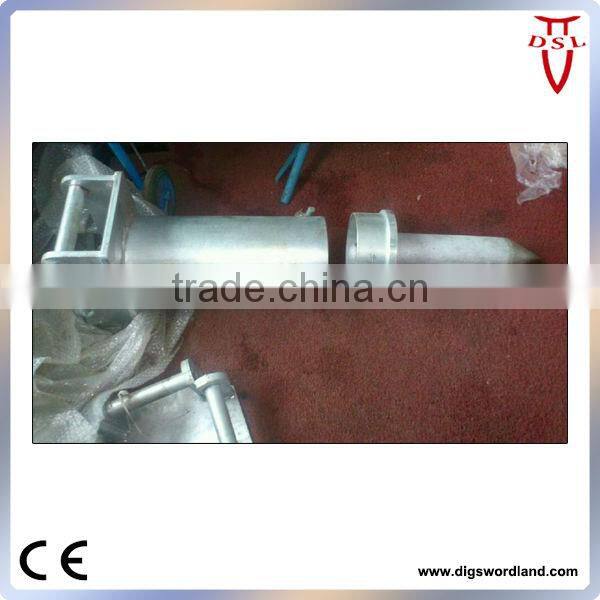 Cross adapter bracket hanger for crawler excavator