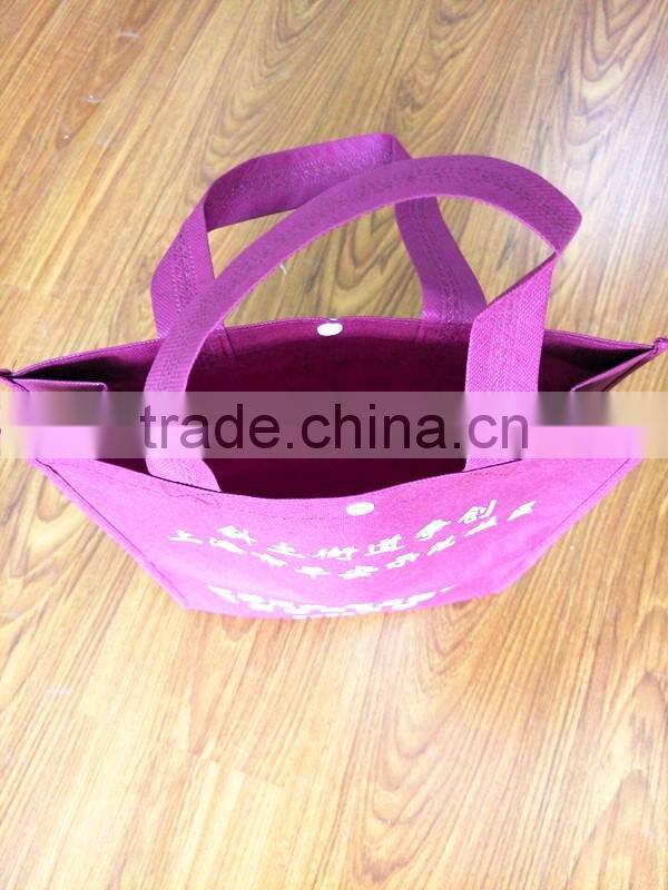Customized logo cheap promotional non woven bag, customized logo wholesale factory directly price non woven shopping bag