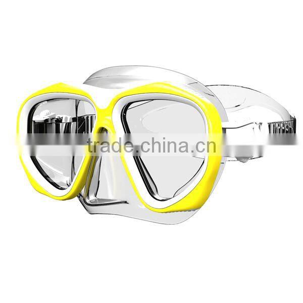 Silicone CustomizableTempered Glass free diving mask(MK-200)