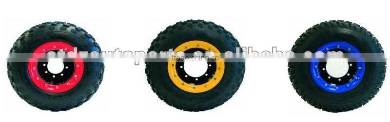 15x8 5X4.5 Street Lock 252 BLK D Window Fake Bead Lock steel wheel