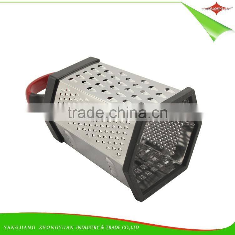 ZY-N5046 Multi-function 6 Sides Kitchen Stainless Steel Vegetable Slicer Grater
