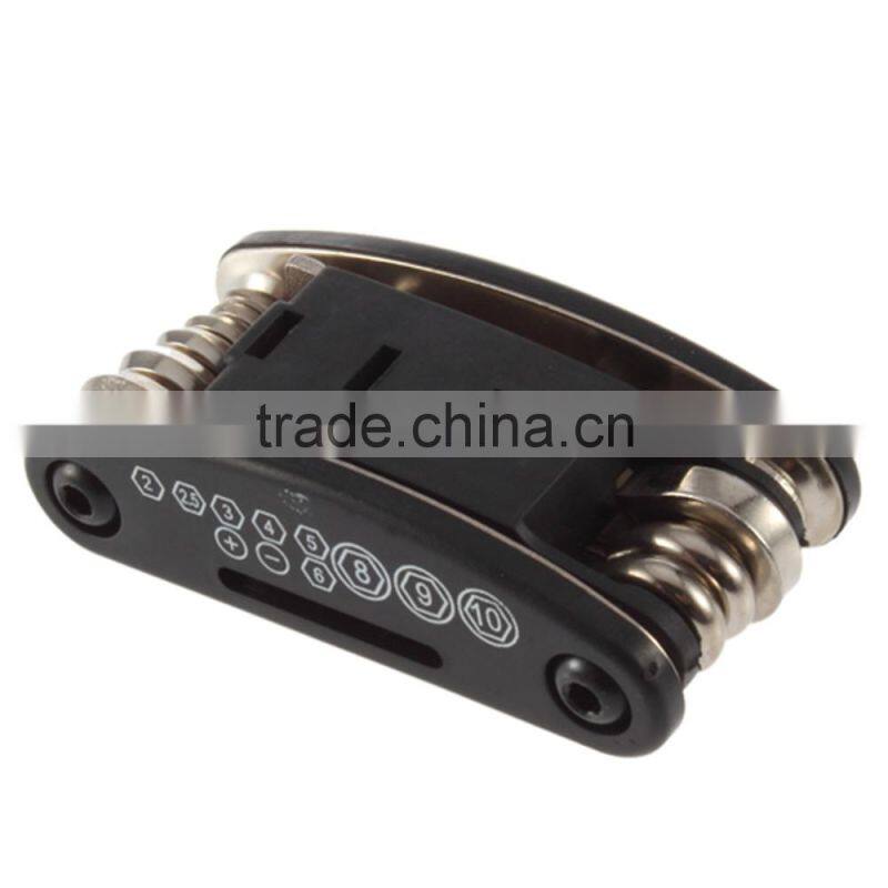 16 in 1 Multi-function Cycling Steel Tools Bike Repair Kit Set Bicycle Repair Tool Kits Tire Repair Tool