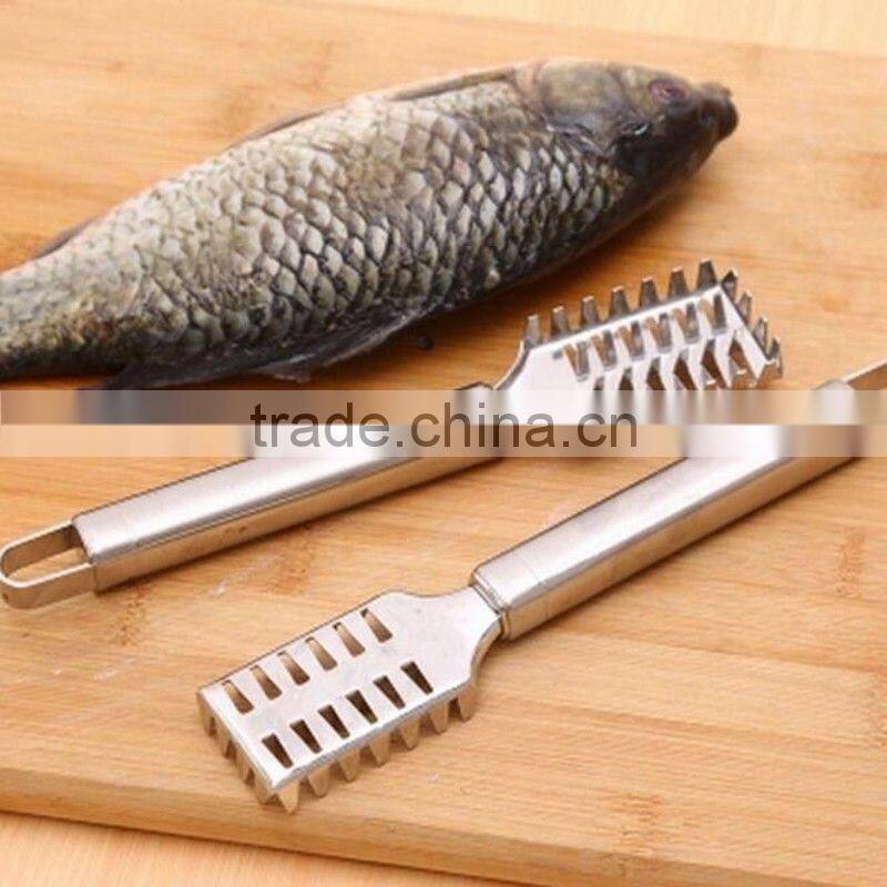 Stainless Steel Practical Kitchen Cutter Clean fish Scales Knife Scales Scraping Seafood Tool