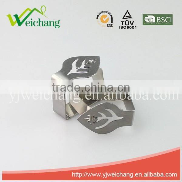 WCTS03M 4 pcs table cloth clip set promotional free sample stainless steel table clip