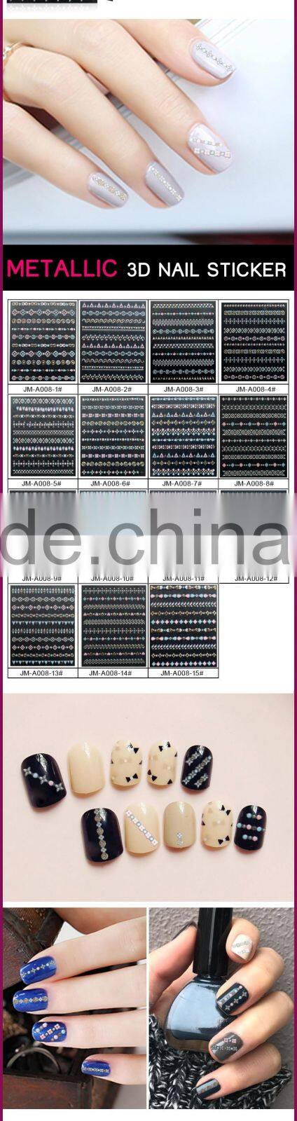 New Air Custom Fashional 3d Adhesive Acrylic Decoration Nail art