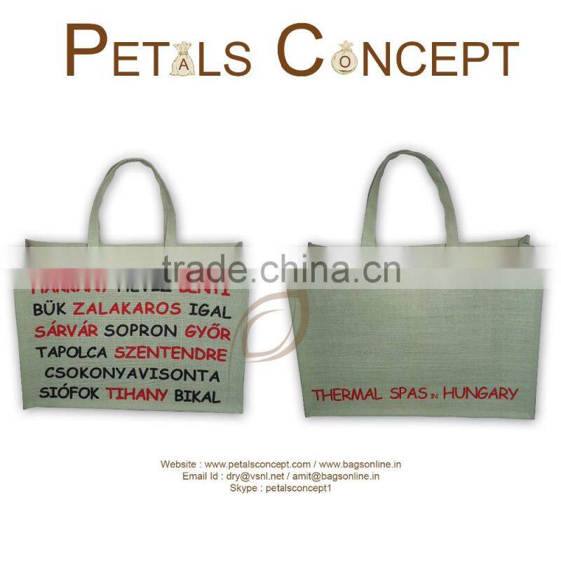 Eco friendly jute bags