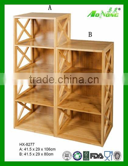 Custom Small Portable Living Room Furniture Mordern Bookcase, Book Rack, Book Shelf