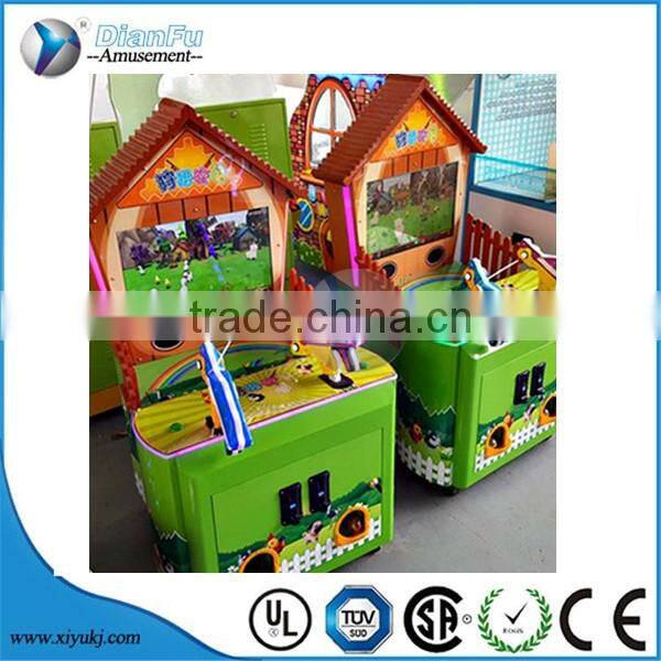 hot sell in USA kids gun shooting coin operated video kids capsule game machine