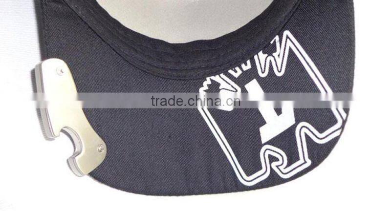 Bottle Opener Cap With Embroidery Logo Fashion Bottle Opener Baseball Cap