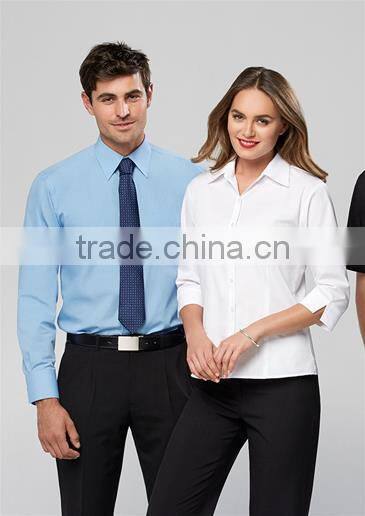 ZXtop brand Mens Dress Shirts 100 polyester fabric shirt
