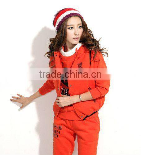 New Winter Three- piece Suit Thick Casual Hoodies