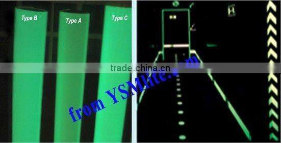 Night glow green screen print photo luminescent vinyl film