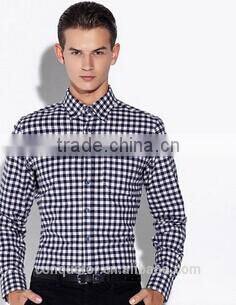 Men's check cotton Shirt slim fit shirt HOT! MSRT0044