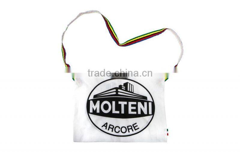 Specialized size, logo, design for cycling musette bag, comfortable and quick dry fabric