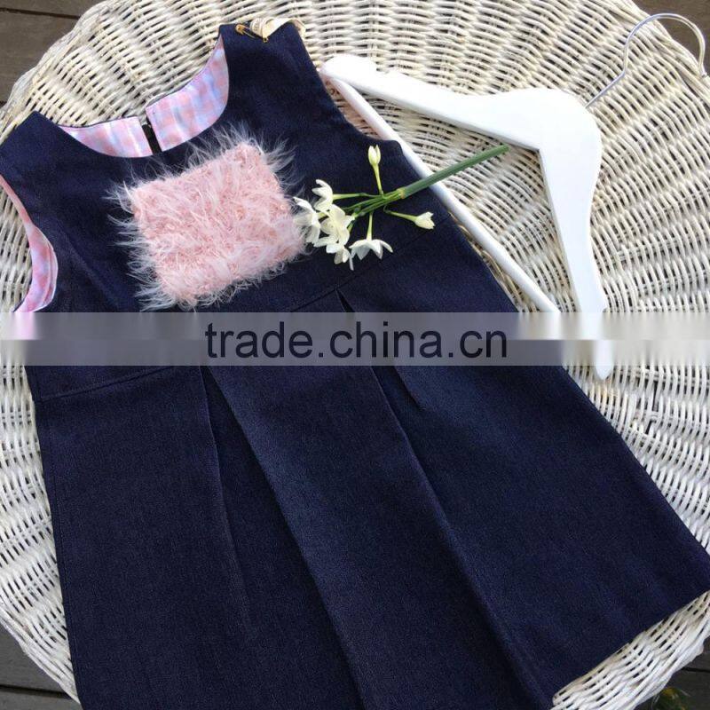 OEM Wholesale Price Baby Girl clothes Denim Dress