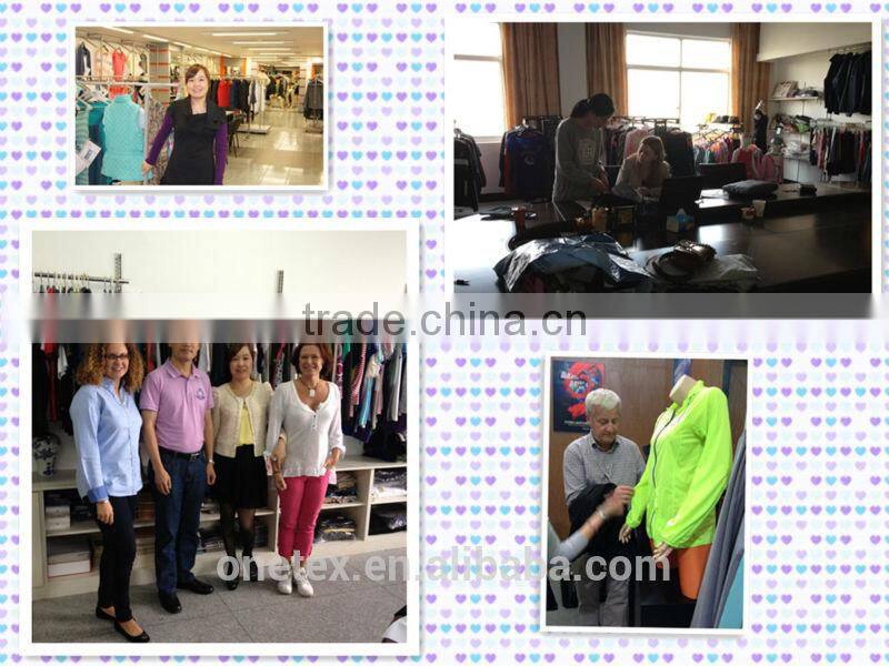 Ladies' jacquard fabric O-neck sweatshirt