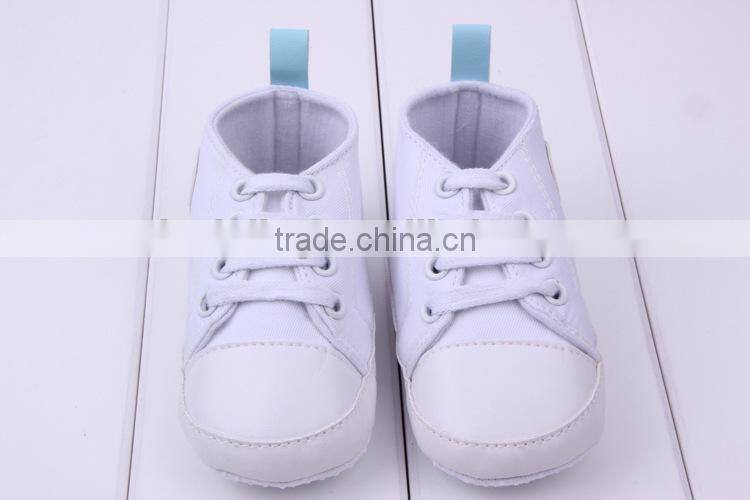 2014 new baby product boys brown cotton baby canvas shoe newborn shoes for boys prewalking