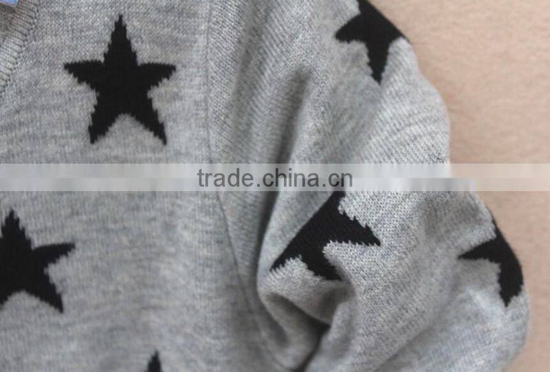 branded walmart wholesale kids v-neck stars pattern clothing