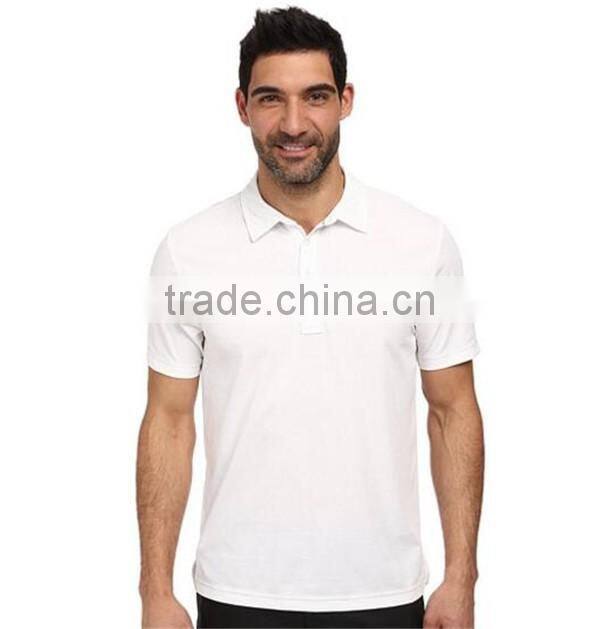 High quality and fashion white golf polo shirt
