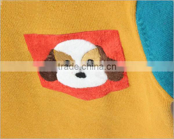 Children fake two pieces sweater baby winter clothes