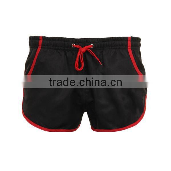 Custom mens gym shorts, embroidery logo running shorts wholesale