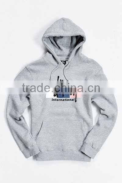 95 cotton 5spandex printing custom design hoodie with long sleeve