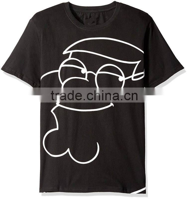 Cheap simple printing design t-shirt made in China