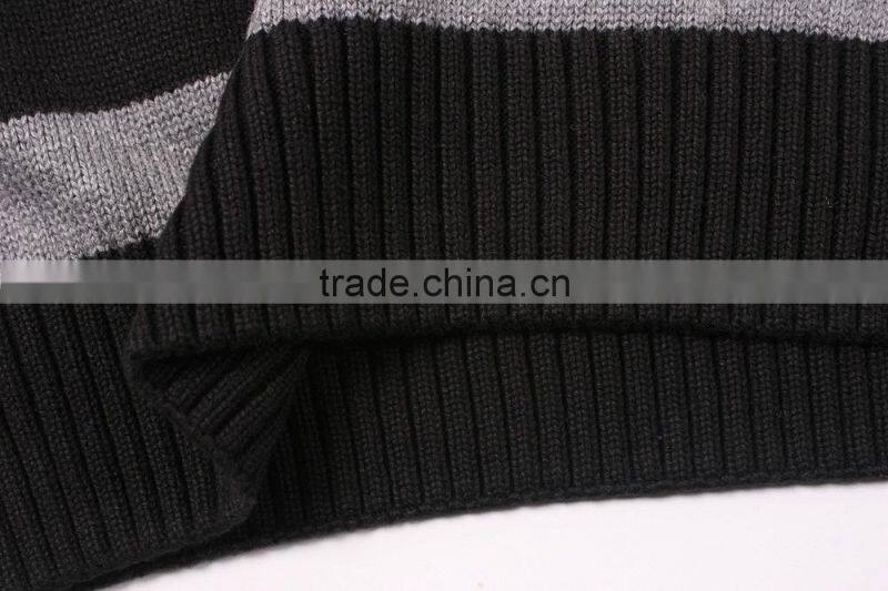 V Neck Pullover Stripe Korean Sweater Knitting Pattern