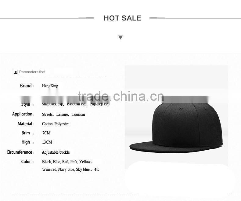 Hengxing Caps Garments Co Ltd Embroidery Design Custom Brim Snapback Caps and Hats