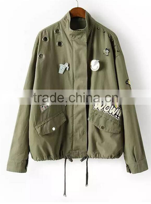 Runwaylover EY1004C fashion women custom made printed sublimation bomber jacket