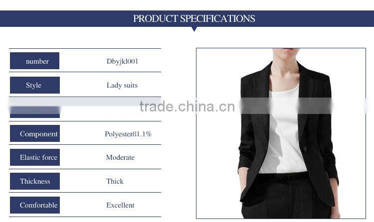 2015 Factory Price Elegant Ladies Stylish Pant Suit