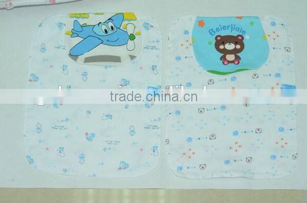 new 2016 china wholesale cute printed baby sweat-absordent towel