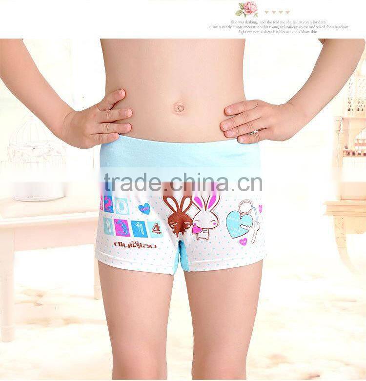carton girl panty briefs seamless lingerie kids underwear for girls