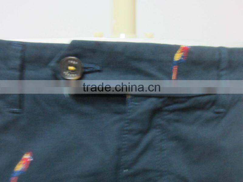 OEM new design fashionable High quality casual cotton elastic force shorts for men PS1375