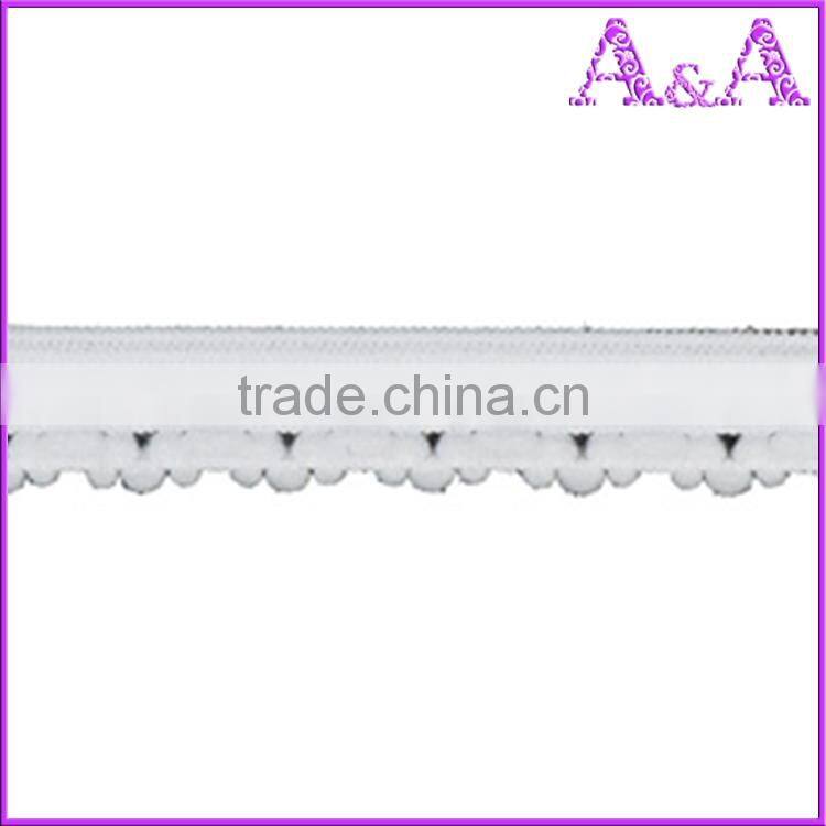 lace snap weave elastic band for sports bra